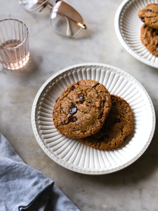 Freshly Baked Cookies on a Plate