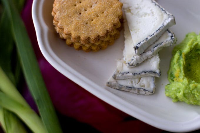 Spicy Polenta-Cheese Crackers