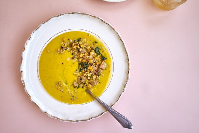 The Creamiest Vegan Soup (Cauliflower)