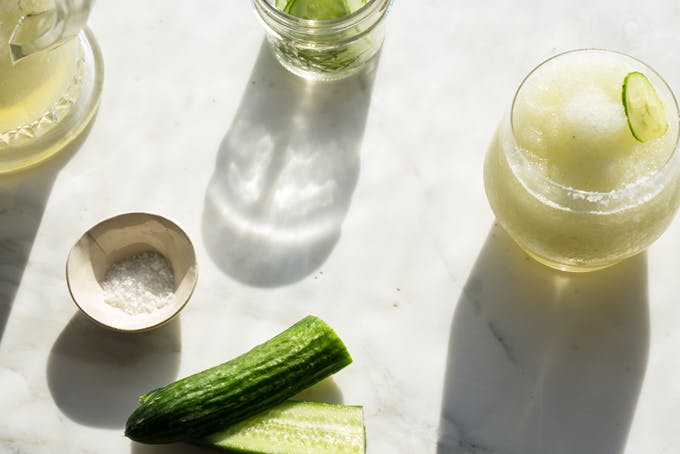 Cucumber Gin Slush