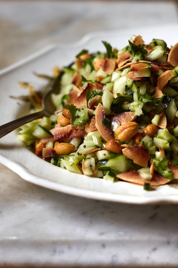 Spicy Peanut & Cucumber Salad