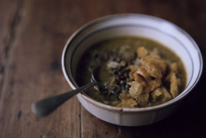 Kabocha French Lentil Soup