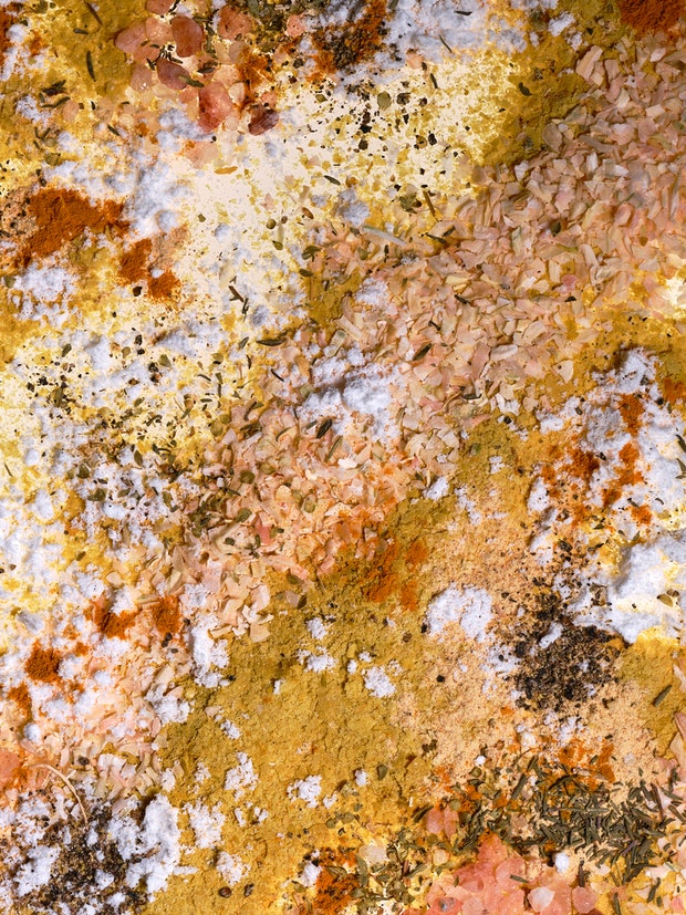 Close-up Photo of Homemade Bouillon Powder Ingredients
