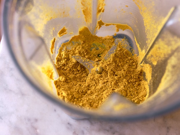 Blended Bouillon Powder Ingredients in High-Speed Blender