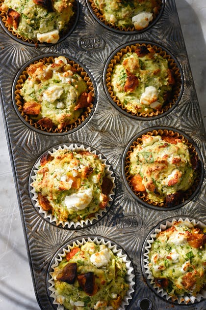Seeded Pumpkin and Feta Muffins