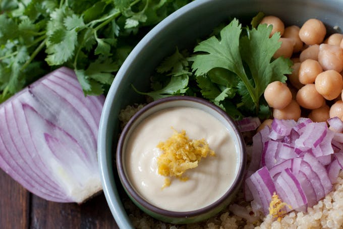 Lemon-scented Quinoa Salad