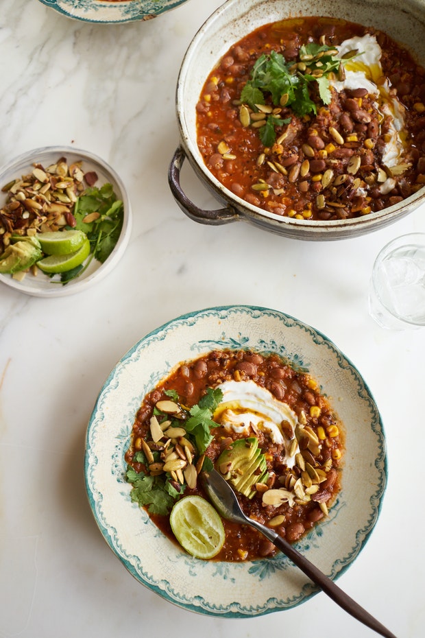 Spicy Instant Pot Taco Soup Recipe