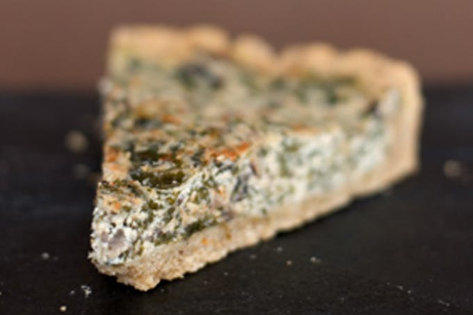 Spinach-Mushroom Quiche