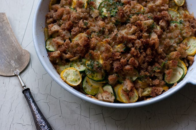 Summer Squash Gratin