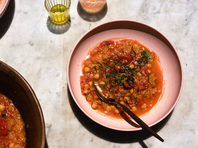 Roasted Tomato & Sourdough Soup