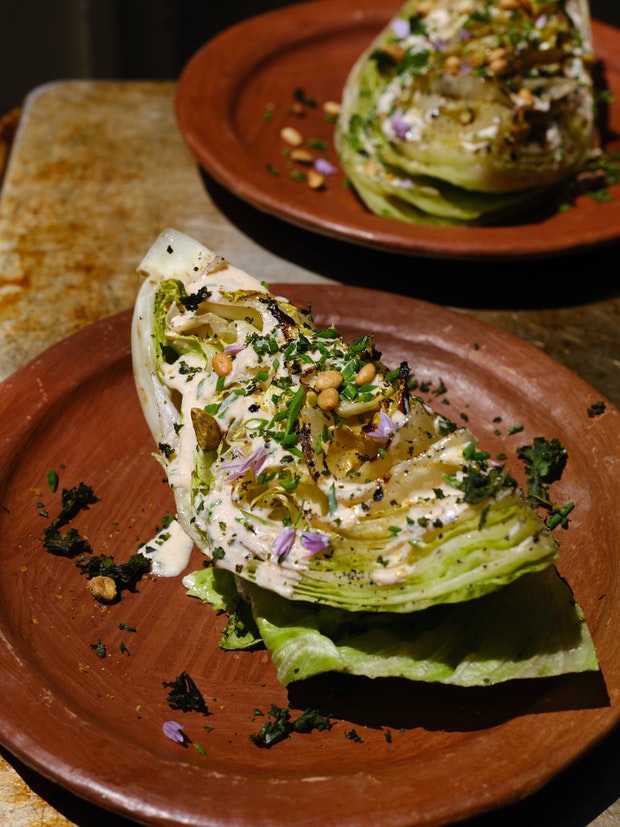 Wedge Salad with Ranch Dressing